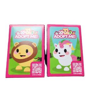 McDonald's 2023 Adopt me! Toy Unicorn & Toy Lion Happy Meal Figures NEW
